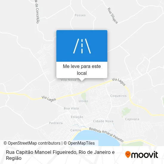 Rua Capitão Manoel Figueiredo mapa
