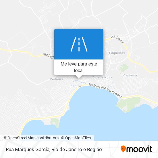Rua Marquês Garcia mapa