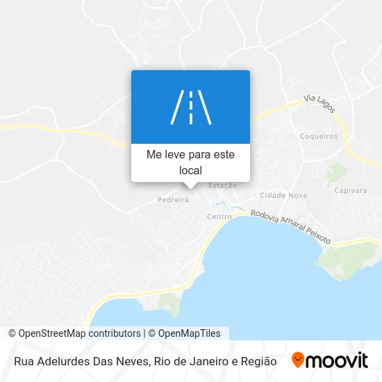 Rua Adelurdes Das Neves mapa