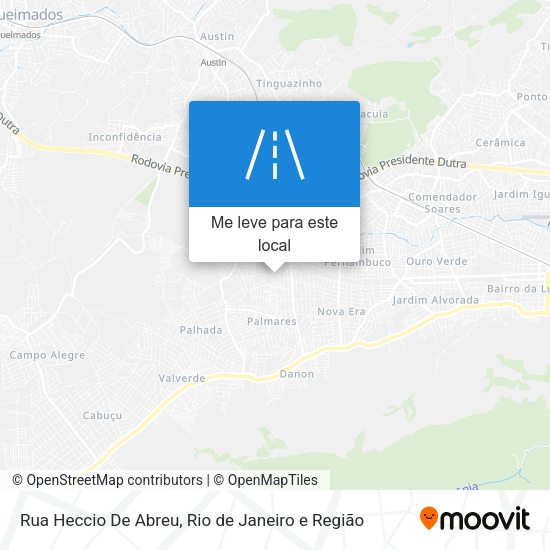 Rua Heccio De Abreu mapa