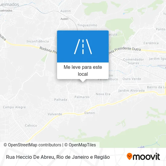 Rua Heccio De Abreu mapa