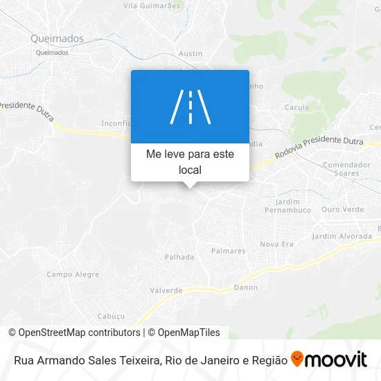 Rua Armando Sales Teixeira mapa