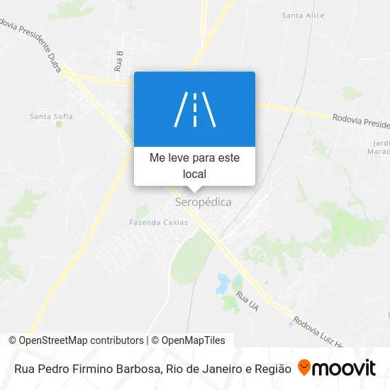 Rua Pedro Firmino Barbosa mapa