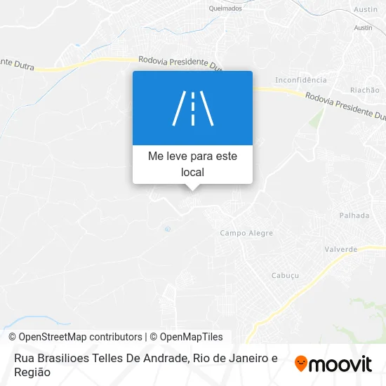 Rua Brasilioes Telles De Andrade mapa