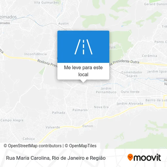 Rua Maria Carolina mapa
