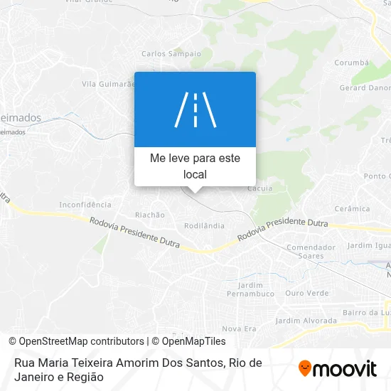 Rua Maria Teixeira Amorim Dos Santos mapa
