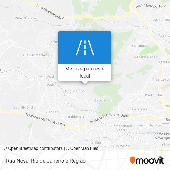 Rua Nova mapa