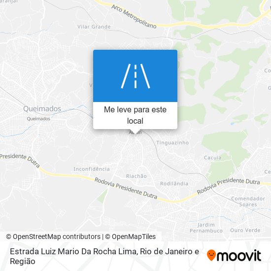Estrada Luiz Mario Da Rocha Lima mapa