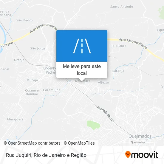 Rua Juquiri mapa