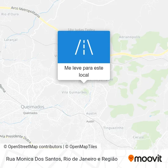 Rua Monica Dos Santos mapa
