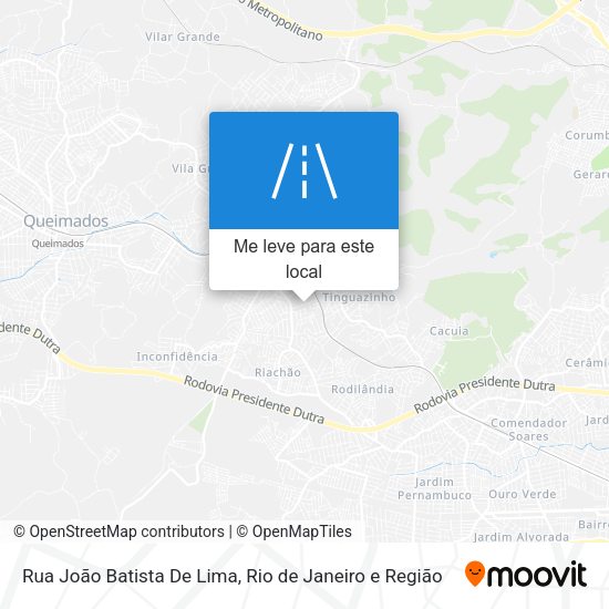 Rua João Batista De Lima mapa