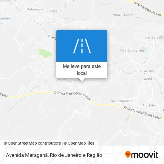 Avenida Maraganã mapa