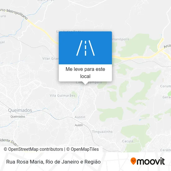Rua Rosa Maria mapa