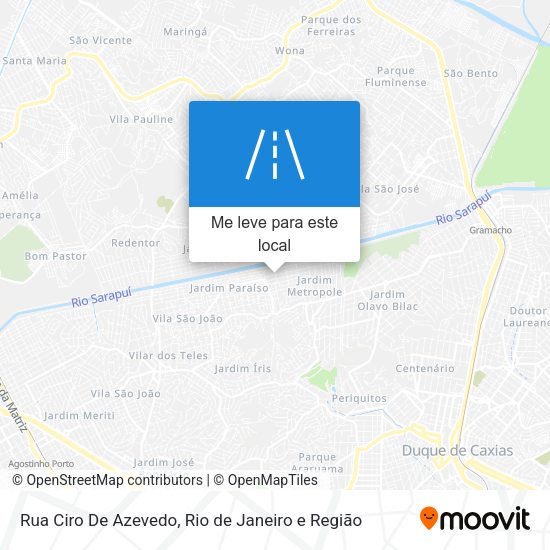 Rua Ciro De Azevedo mapa