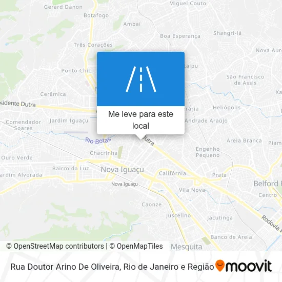 Rua Doutor Arino De Oliveira mapa