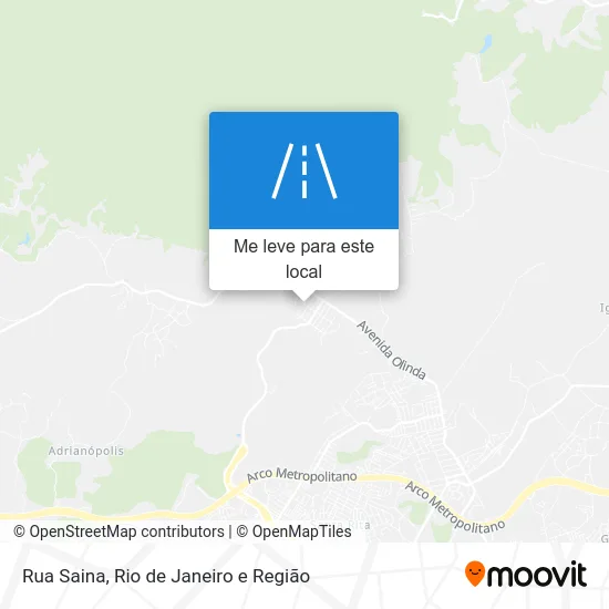 Rua Saina mapa