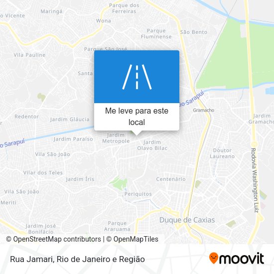 Rua Jamari mapa
