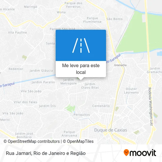 Rua Jamari mapa
