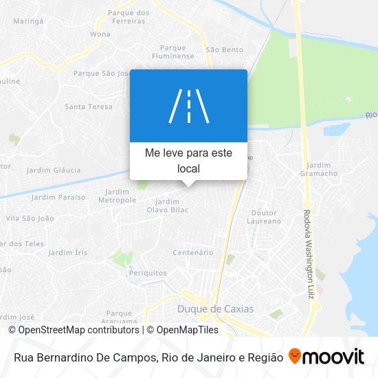 Rua Bernardino De Campos mapa
