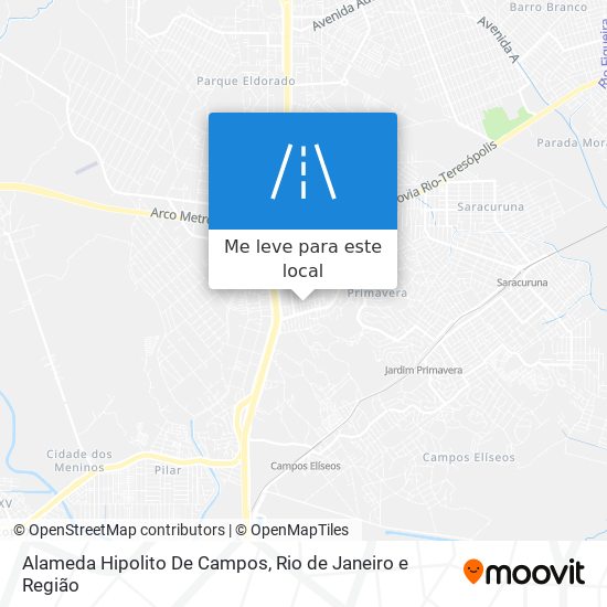 Alameda Hipolito De Campos mapa