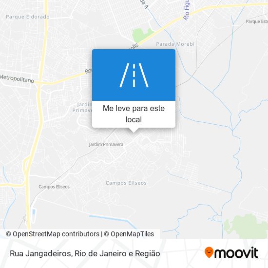 Rua Jangadeiros mapa