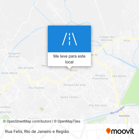 Rua Felix mapa