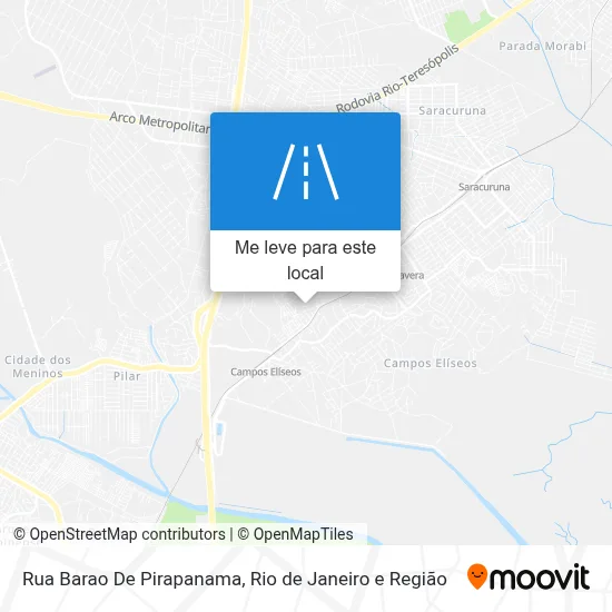 Rua Barao De Pirapanama mapa