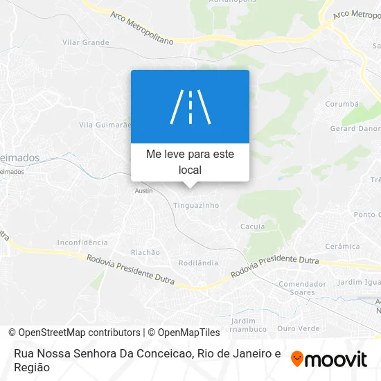 Rua Nossa Senhora Da Conceicao mapa