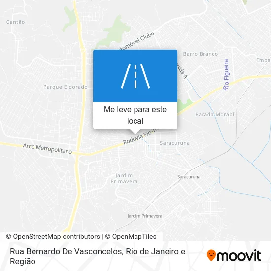 Rua Bernardo De Vasconcelos mapa