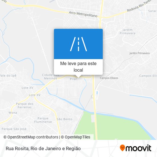 Rua Rosita mapa