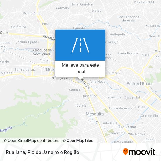Rua Iana mapa