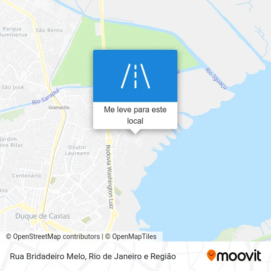 Rua Bridadeiro Melo mapa