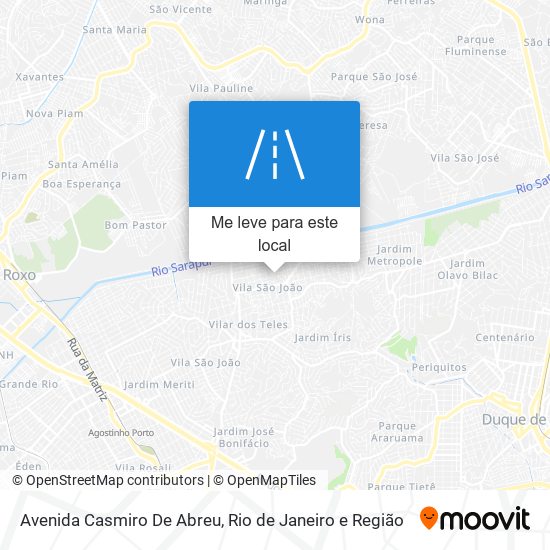 Avenida Casmiro De Abreu mapa