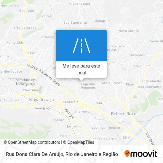 Rua Dona Clara De Araújo mapa