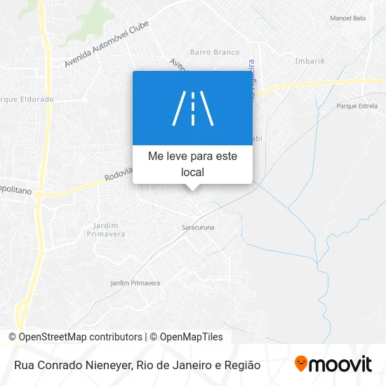 Rua Conrado Nieneyer mapa