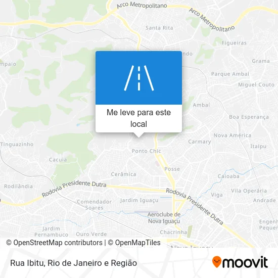 Rua Ibitu mapa
