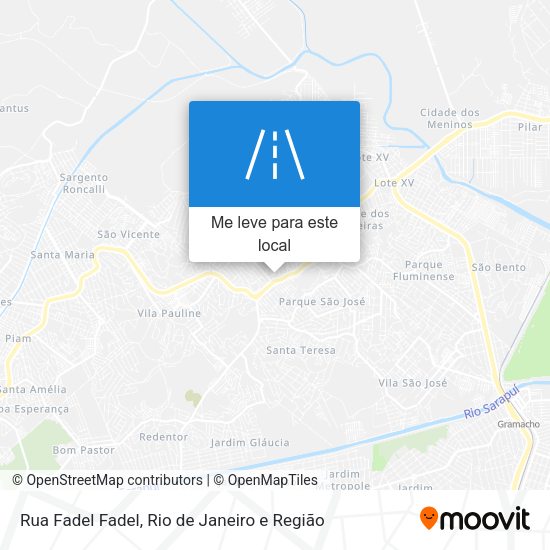 Rua Fadel Fadel mapa