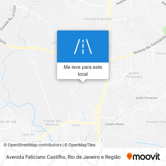 Avenida Feliciano Castilho mapa
