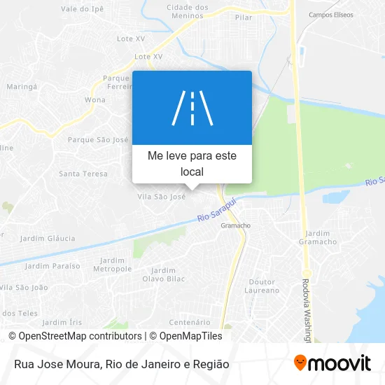 Rua Jose Moura mapa
