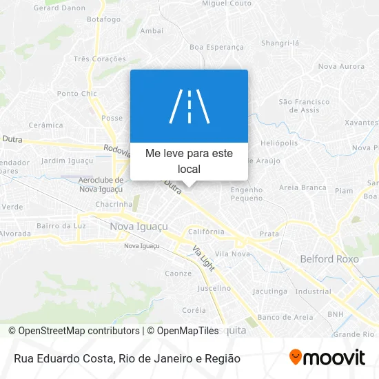 Rua Eduardo Costa mapa