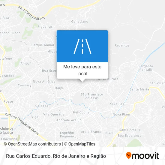 Rua Carlos Eduardo mapa