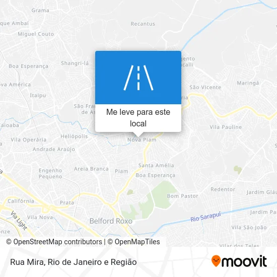 Rua Mira mapa