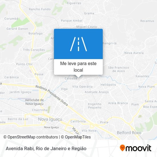 Avenida Rabi mapa