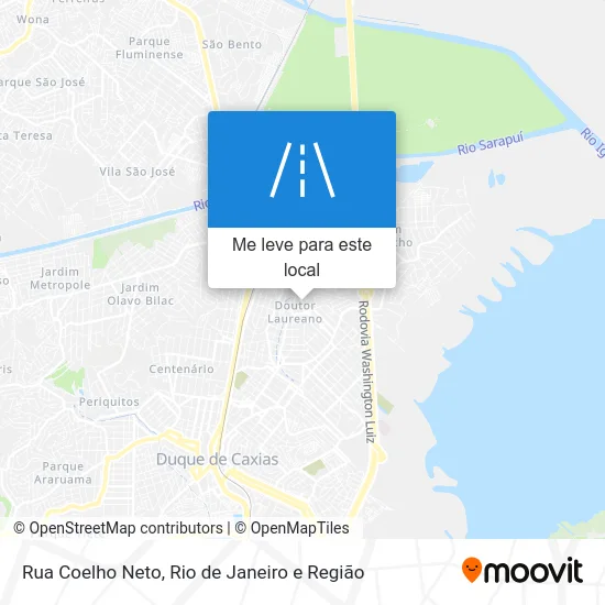Rua Coelho Neto mapa