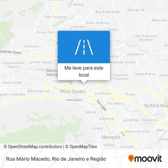Rua Mário Macedo mapa