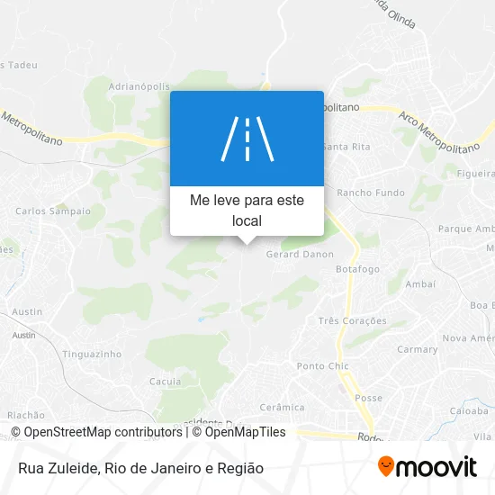 Rua Zuleide mapa