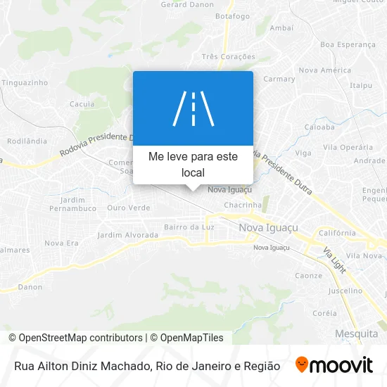 Rua Ailton Diniz Machado mapa