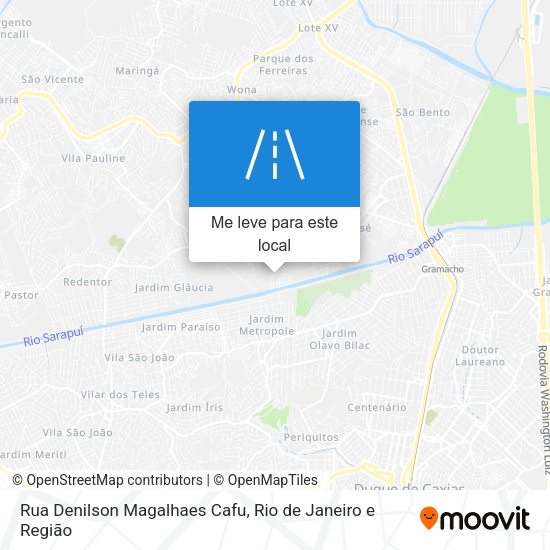 Rua Denilson Magalhaes Cafu mapa