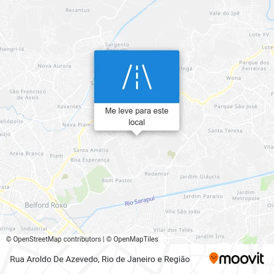 Rua Aroldo De Azevedo mapa