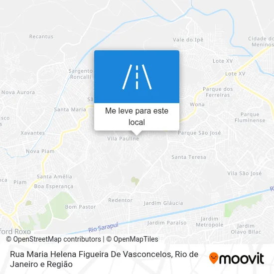 Rua Maria Helena Figueira De Vasconcelos mapa